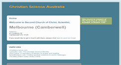 Desktop Screenshot of camberwell.christianscienceaustralia.org.au